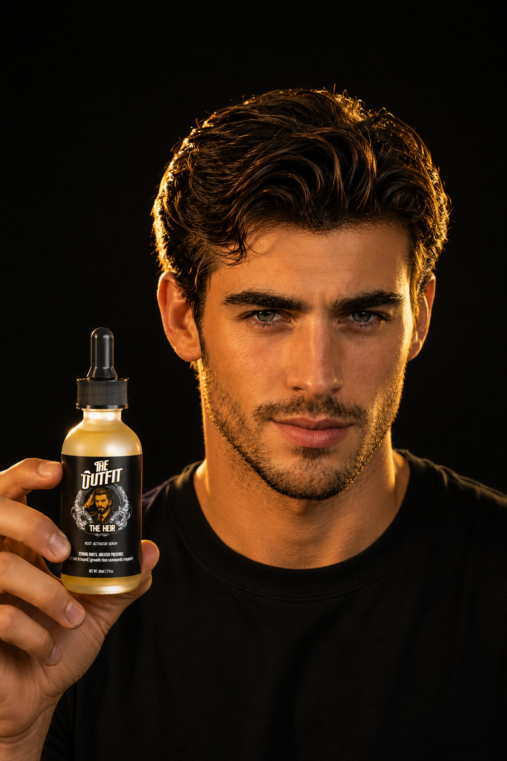 Applying The Heir Root Activator Serum